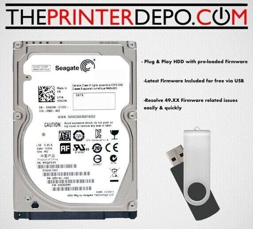 HP Digital Sender Flow 8500 fn1 Replacement 500GB HDD Hard Drive, L2717-60013