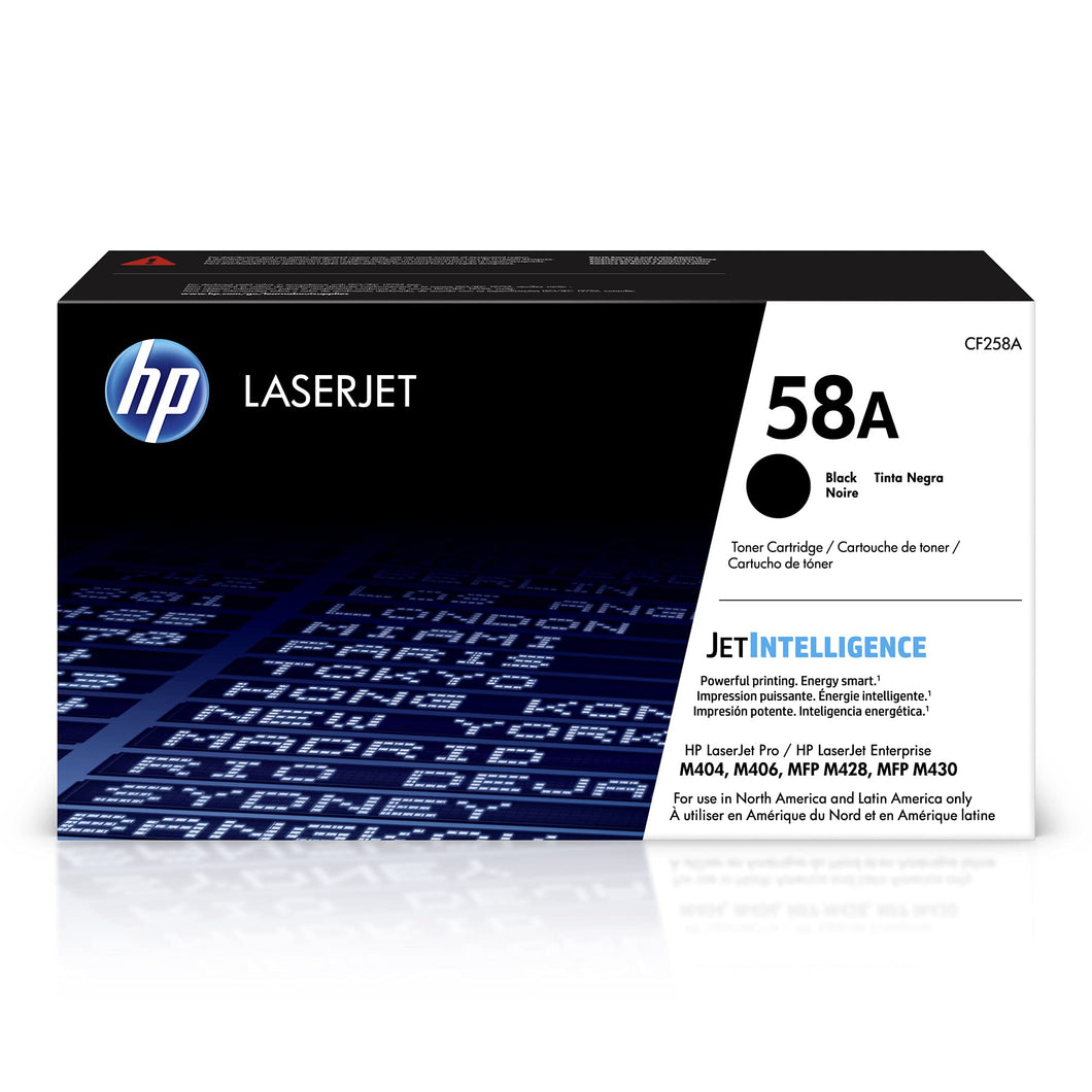 HP 58A New Black Original LaserJet Toner Cartridge CF258A