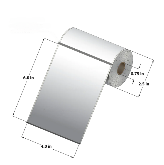 Direct Thermal Label ( 4 x 6 ) 0.75