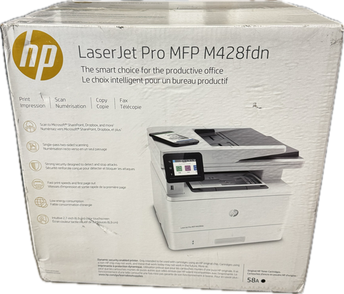 HP LaserJet Pro M428fdn All-in-One Monochrome Laser Printer Brand New W1A29A