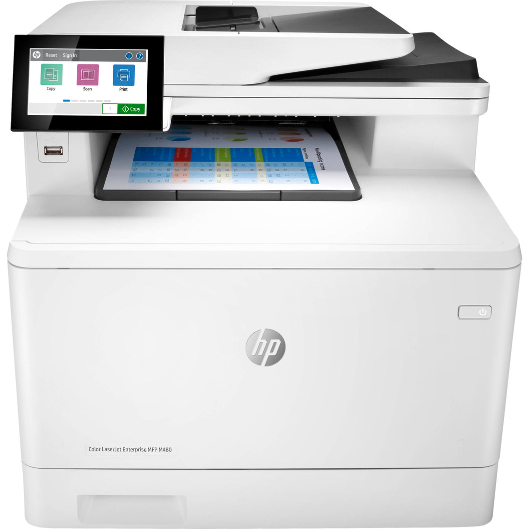 HP M480f Color LaserJet Enterprise MFP Laser Printer Remanufactured 3QA55A
