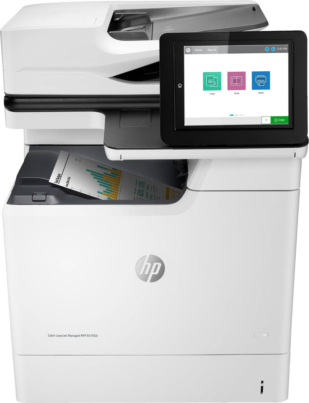 HP Color LaserJet Managed MFP E67650dh New Open Box 3GY31A